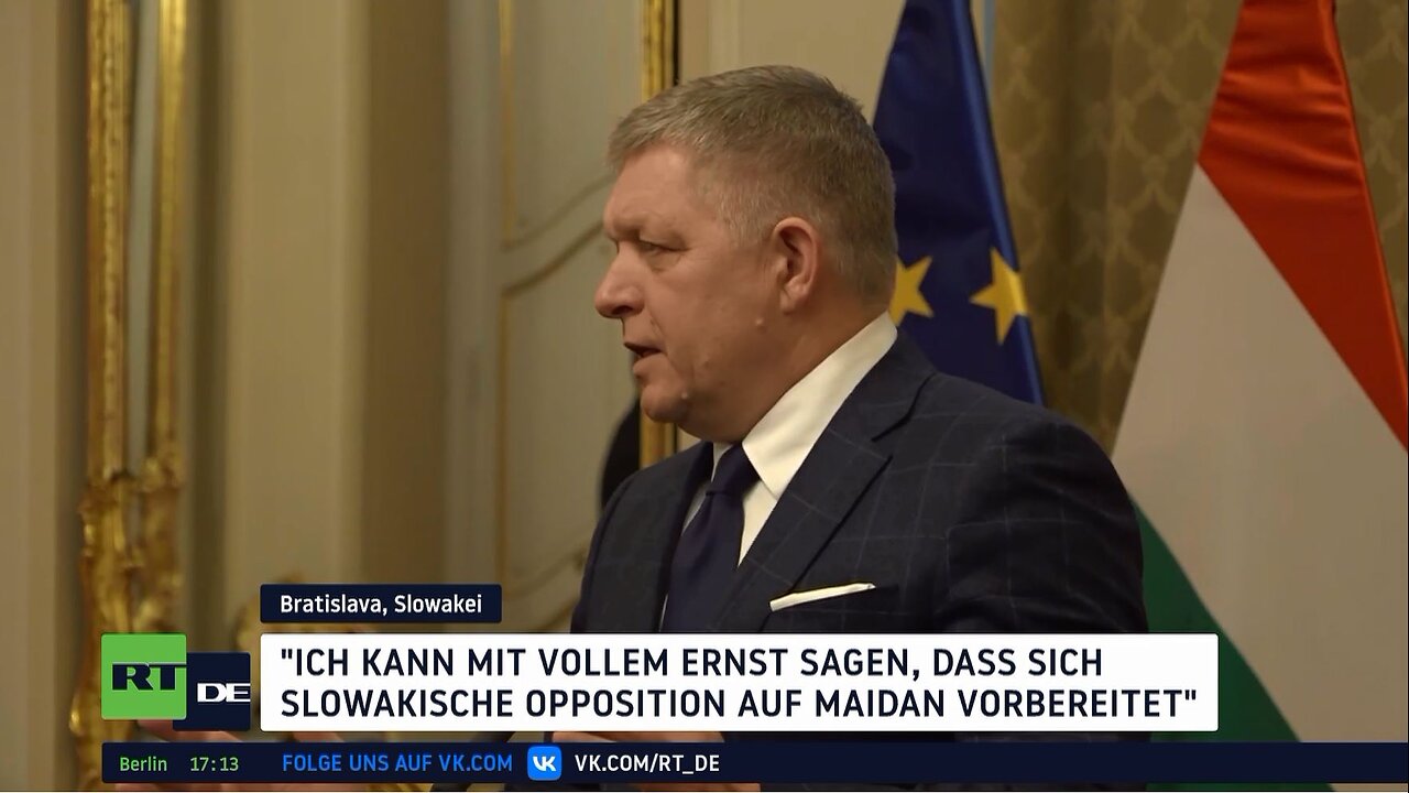 Slowakischer Premier Fico: "Opposition bereitet sich auf einen Maidan vor"