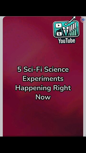Top 5 Real Science Experiments That Sound Like Sci-Fi! 🧪🚀#RealScience #SciFiBecomesReality