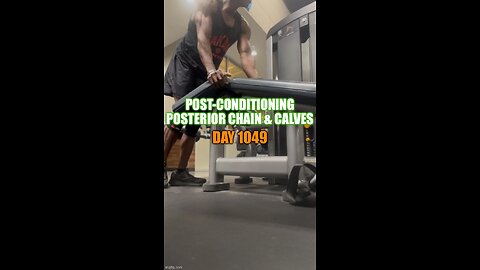 Post Conditioning Posterior Chain & Calves (Day 1049)