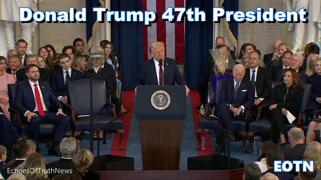 President Donald J. Trump Inauguration (Full Speech) - A Truly Historic Day In History!