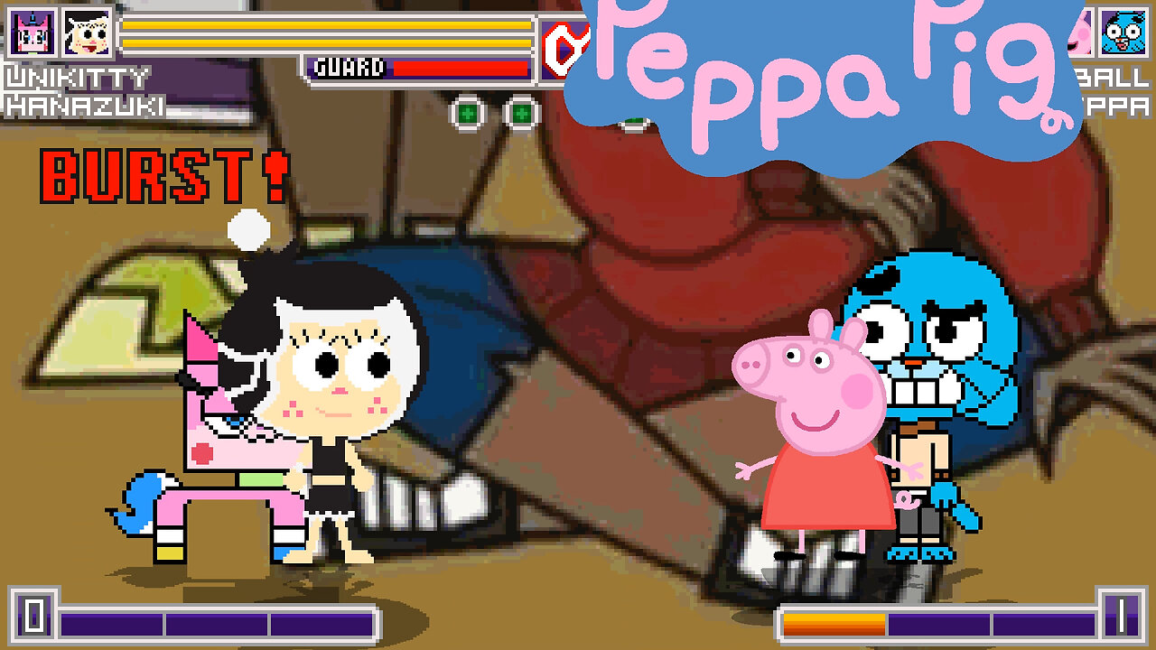 MUGEN - Unkitty & Hanazuki vs. Peppa & Gumball - Download