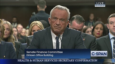 Robert F. Kennedy Jr. Senate Confirmation Hearing To Be Secretary Of Health & Human Services