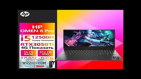 Gaming Laptop HP OMEN 8 Pro 12th Gen Intel Core i5/i7 RTX3050Ti/RTX3060 Review