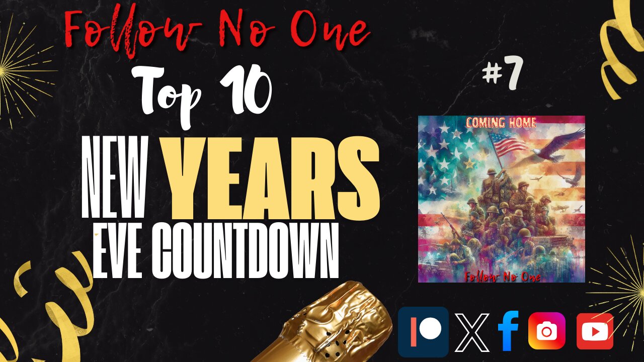 New Year's Eve Countdown #7: Coming Home | Follow No One | Single