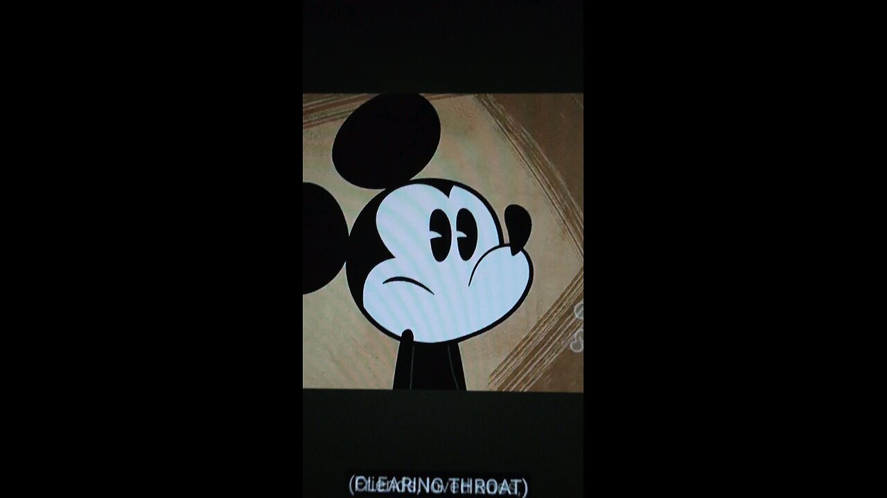 Mickey mouse cartoon surprise