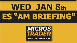 ES MES Futures Trading: Key Levels, Tips, Technical Analysis. Wednesday "AM Briefing"