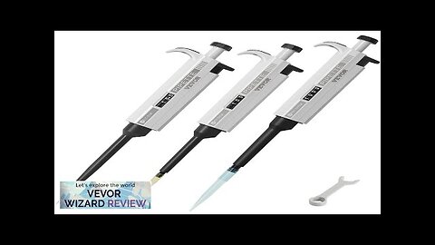 VEVOR Lab Micropipette Kit 0.5-10μl 10-100μl 100-1000μl Single Channel (3 pcs) Review