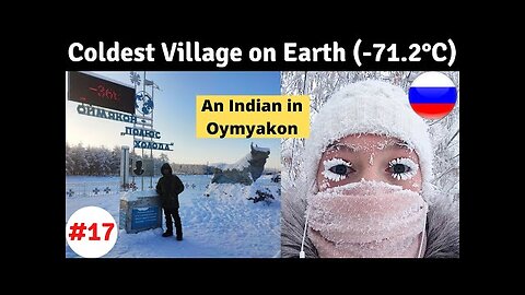 POLL OF COLD ❄️🥶 OMIYAKON VILLAGE IN RUSSIA 🪆|| -71.2°C RECORDED||