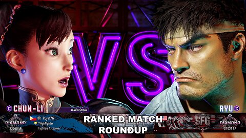 Kuya Kalbo SF6 Ranked Match Roundup. Chun Li 4 star Diamond Rank [Hori Fight Stick]