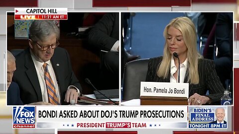 Bondi fires back at Democrat: 'I sit up here and speak the truth'