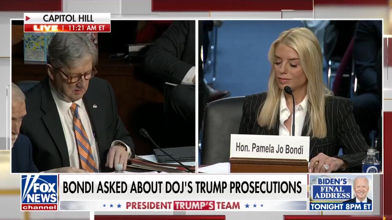 Bondi fires back at Democrat: 'I sit up here and speak the truth'