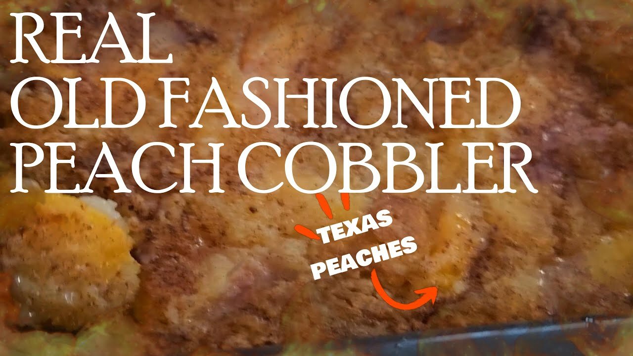 The ULTIMATE Texas PEACH Cobbler