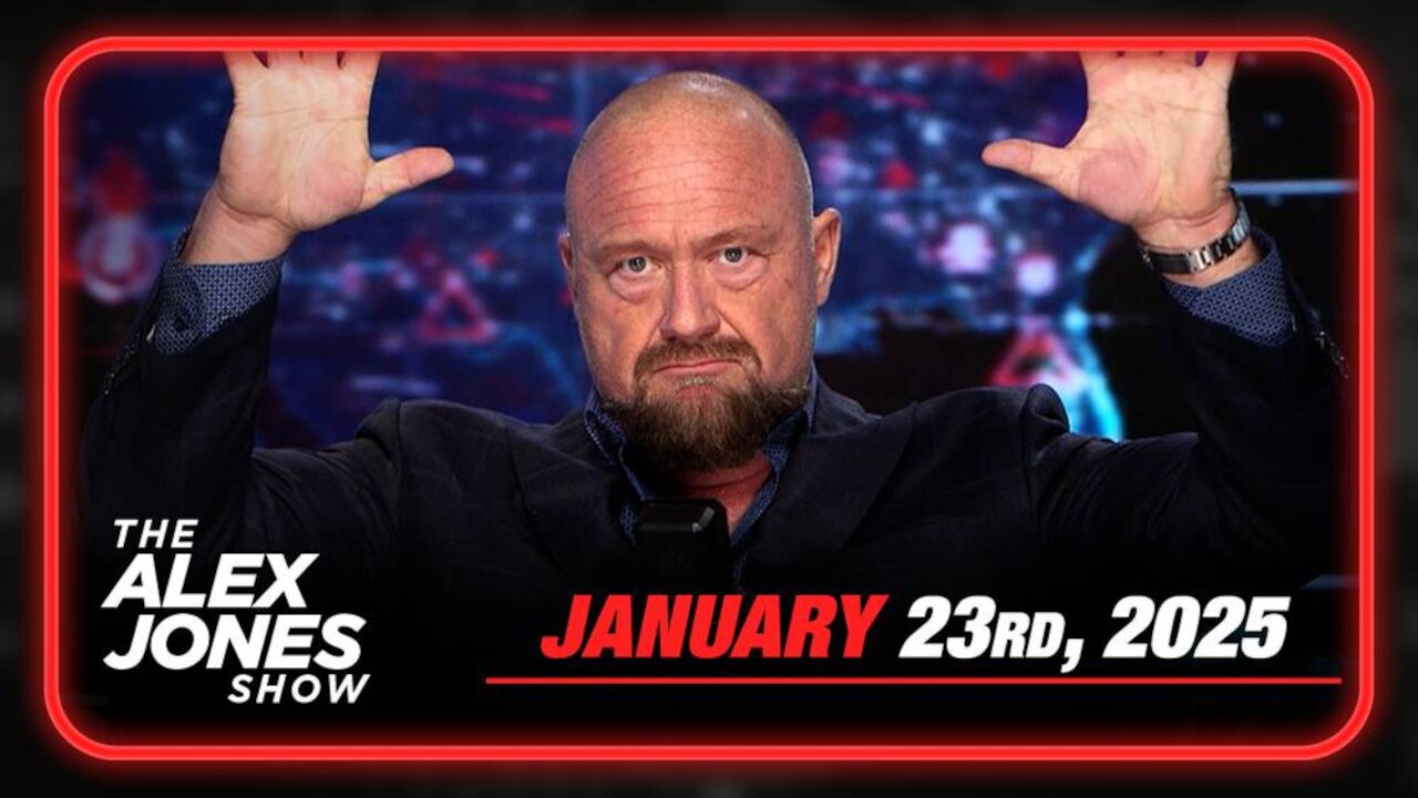 THE ALEX JONES SHOW - 1/23/2025: MUST-WATCH HISTORIC EVENT! Trump Tells The Globalists To Their Faces That Their Plan For A Tyrannical World Government Is DEAD! PLUS, Alex Jones Interviews Ezra Levant Of Rebel News Who’s On-The-Ground In DAVOS Confronti