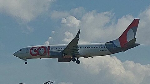 Boeing 737 MAX 8 PS-GRD coming from Santarém to Manaus