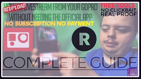 How To Livestream From All GoPro Devices Without it's official app. |Full Guide |Free Solution's