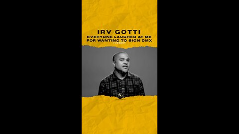 @irvgotti187 Everyone laughed at me for wanting to sign @dmx #irvgotti #ripirvgotti #dmx 🎥 @complex