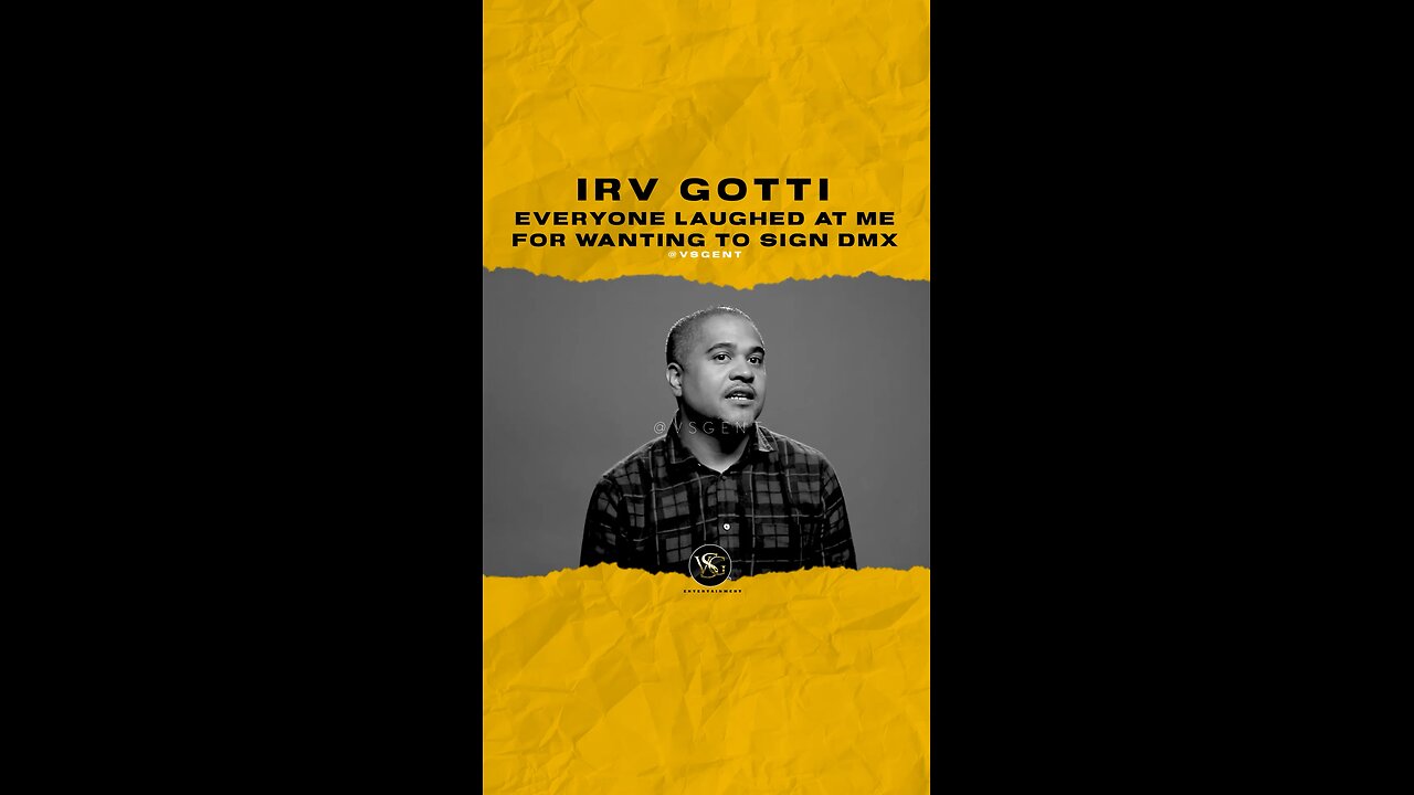 @irvgotti187 Everyone laughed at me for wanting to sign @dmx #irvgotti #ripirvgotti #dmx 🎥 @complex