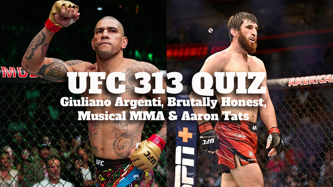 UFC 313 Quiz Night /w @giulianoargentiNoVerbalTapsMMA @brutallyhonestmma @MusicalMMA & Tats