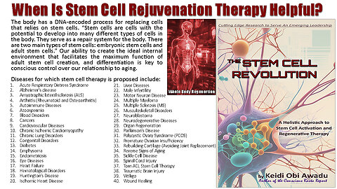 When Is Stem Cell Rejuvenation Therapy Helpful?