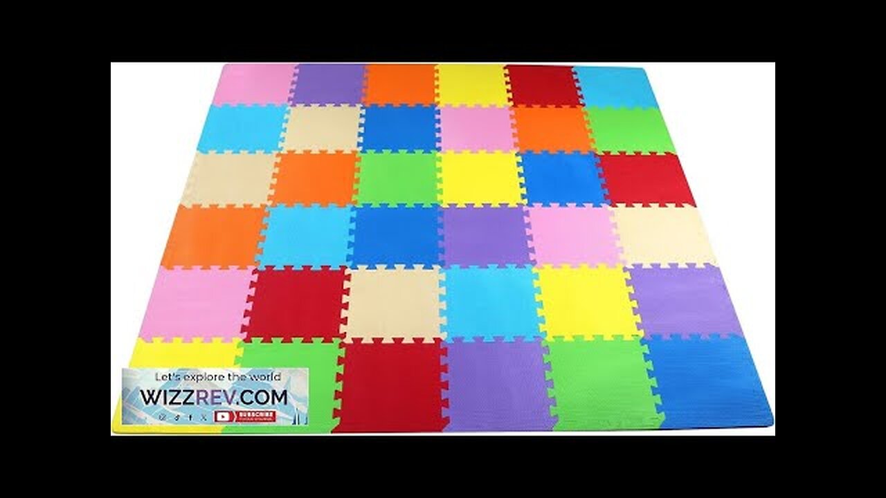 BalanceFrom 36 Piece Kids Puzzle Play Mat Foam Floor Tiles Review