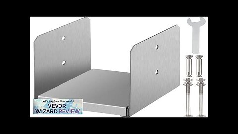 VEVOR Standoff Post Base Inner Size 5.71 x 5.2" (Use for 6 Review