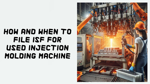 Mastering ISF: A Simple Guide to Importing Used Injection Molding Machines!