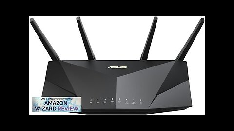 ASUS RT-AX5400 Dual Band WiFi 6 Extendable Router Lifetime Internet Security Included Review