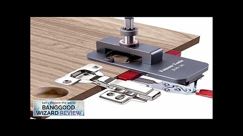 Fonson Tools 35mm Concealed Hinge Jig Drilling Guide Door Hinge Jig Review