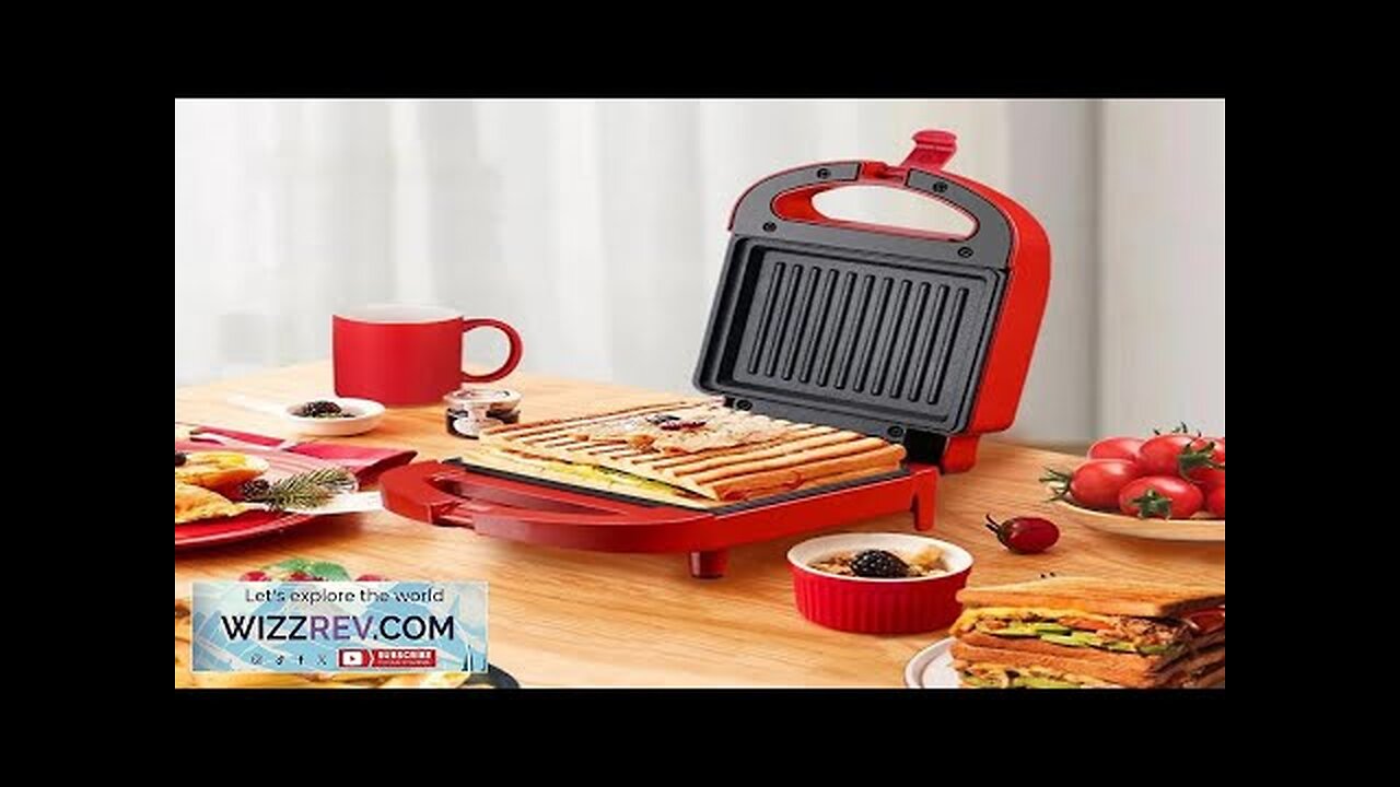 220V Multifunctional 650W Electric Sandwich Maker Breakfast Machine Egg Cake Oven Sandwich Review