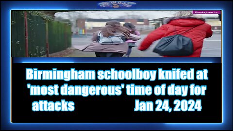 Birmingham schoolboy knifed at 'most dangerous' time of day for attacks