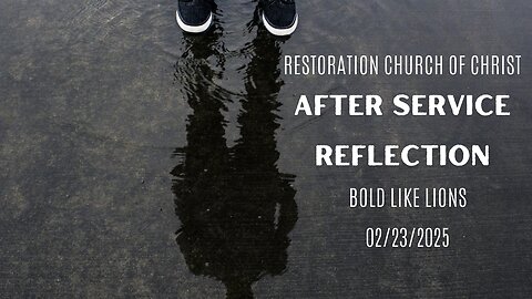 Reflection: Bold Like Lions - 2/23/25