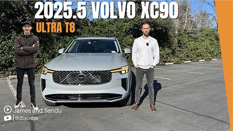 The new 2025.5 Volvo XC90 Ultra T8 Plug In Hybrid. Features and Review!