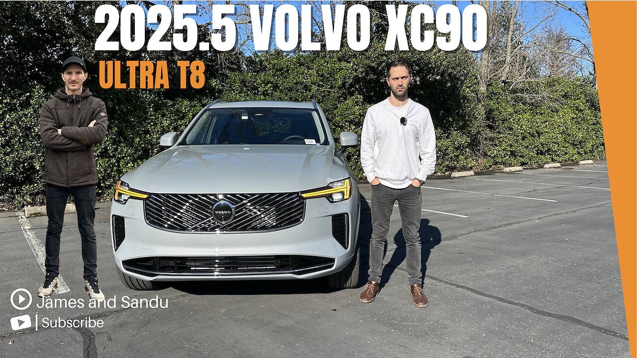 The new 2025.5 Volvo XC90 Ultra T8 Plug In Hybrid. Features and Review!
