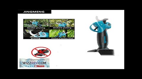 Brushless Cordless Electric Pruning Shears Brushless Garden Pruner Tree Branch Pruner Review