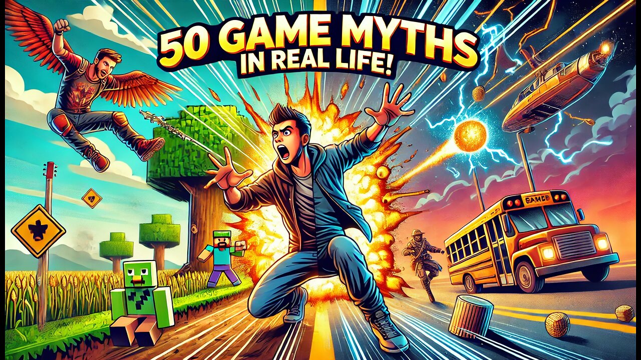 Busting 50 Game Myths in Real Life!