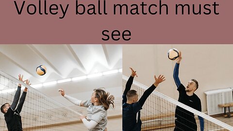 Volleyball match