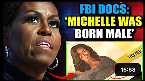 FBI Documents Confirm Michelle Obama Is a Biological Man - Media Blackout