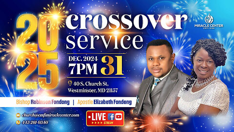 LIVE! 🔥 SPECIAL CROSSOVER SERVICE 2024-2025!!! - 31 DECEMBER AT 7PM