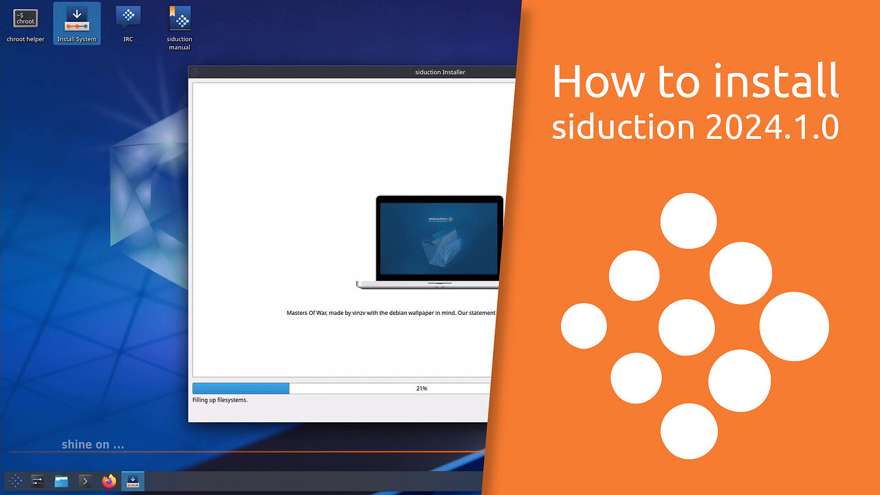 How to install siduction 24.1.0