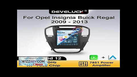 Develuck Android Auto CarPlay For Opel Insignia Buick Regal 2009 2010 2011 Review