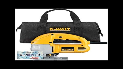 DEWALT Jig Saw Top Handle 5.5-Amp Corded (DW317K) Yellow Review