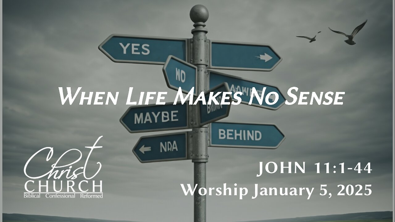 When Life Makes No Sense | John 11:1-44 | Rev. John Canales