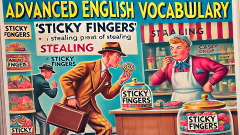 Vocabulary and Pronunciation "STICKY FINGERS" Advanced English