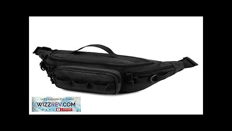 ZANLURE 600D Oxford Men's Fishing Lure Bag Waterproof Molle Tactical Waist Chest Review