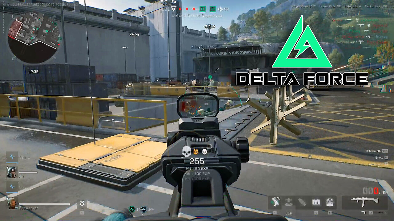 Delta Force Open Beta Testing SCAR-H MP7 Game Play