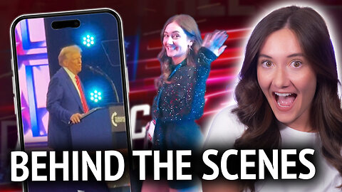 Backstage At Trump’s ELECTRIC Speech⚡ I AmFest Vlog