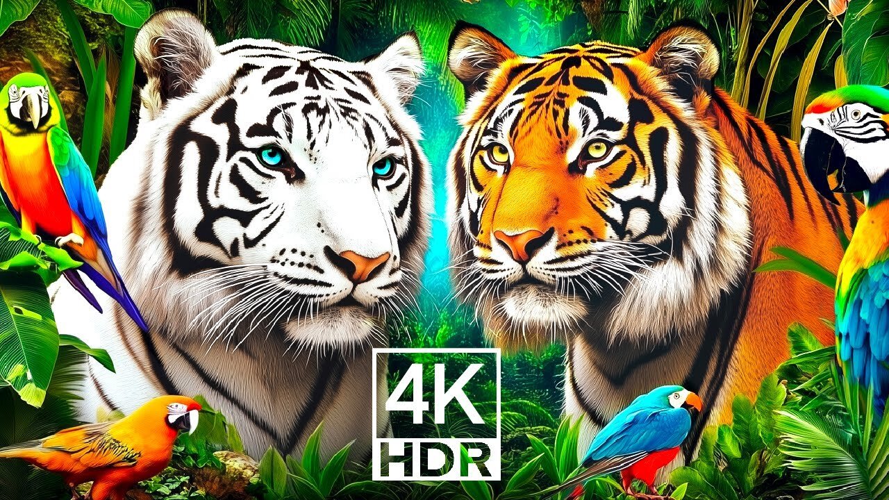 JUNGLE ANIMAL DISCOVERY / 60FPS 4K ULTRA HD