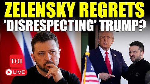 LIVE: Zelensky Regrets ‘Offending’ Trump? Appeals for Another…