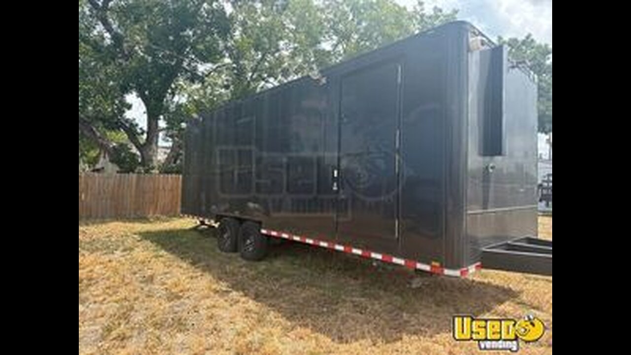 Like New - SDG 2021 8.5' x 24' Concession Trailer | Ready to Customize Trailer for Sale in Texas!