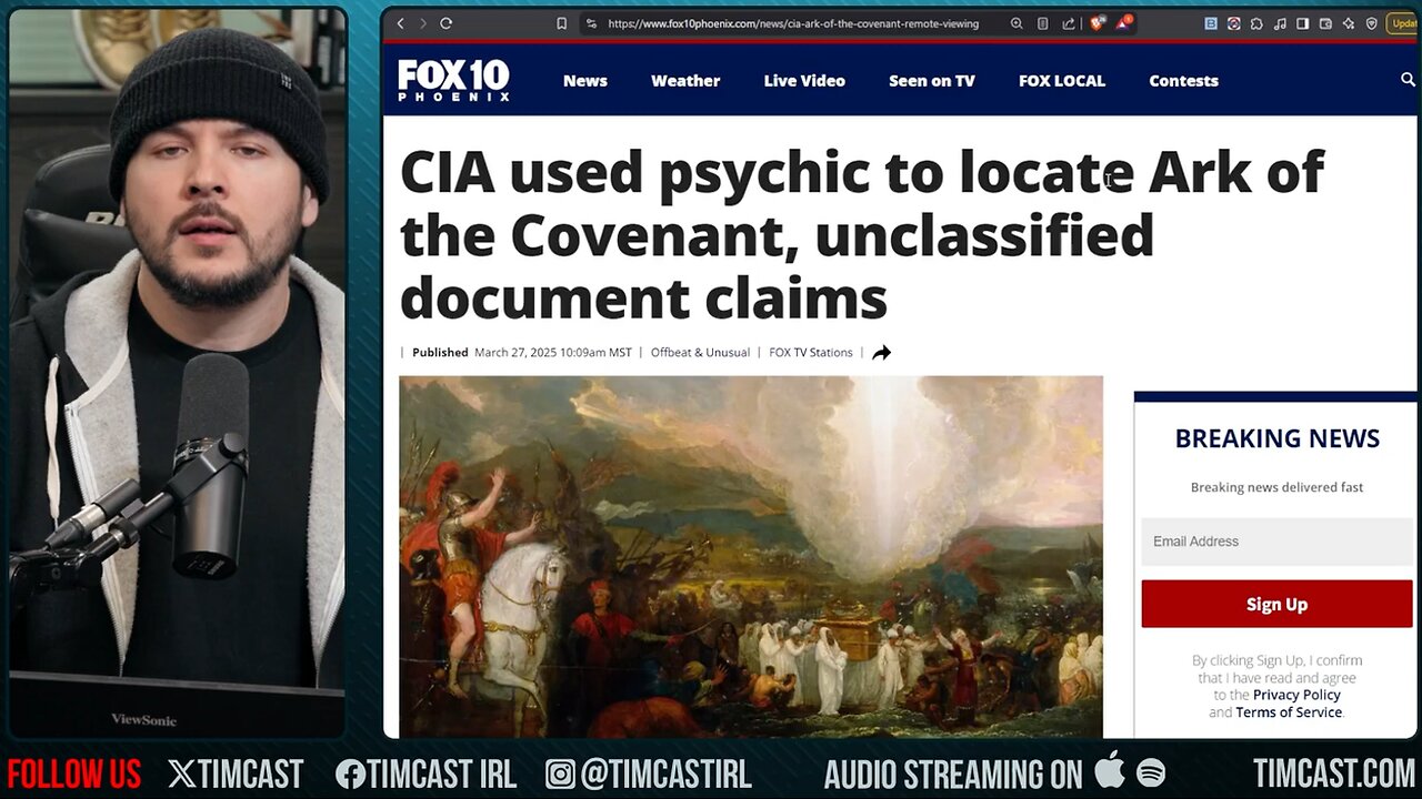 CIA Claims Ark Of The Covenant FOUND Using PSYCHIC POWERS, Great CITY FOUND Under Pyramids Of Egypt